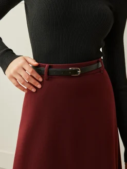 COMMENSE Umbrella Shape Belted Skirt* Skirts|Bottoms