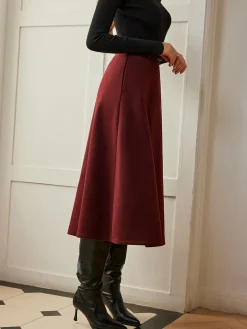 COMMENSE Umbrella Shape Belted Skirt* Skirts|Bottoms