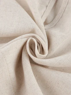 COMMENSE Utility Linen Two Piece Wide Leg Pants Set* Pants Sets|Wide Leg