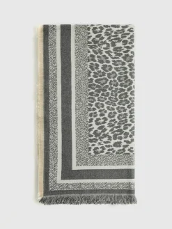COMMENSE Utility Printed Tassel Scarf* Accessories