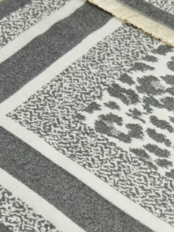 COMMENSE Utility Printed Tassel Scarf* Accessories