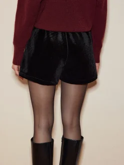 COMMENSE Velvet Cozy Shorts* Shorts|Bottoms