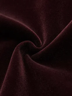 COMMENSE Velvet Lapel Short Blazer* Outerwear|Blazers