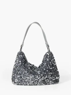 COMMENSE Velvet Sequins Armpit Bag* Bags|Accessories