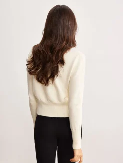 COMMENSE Versatile Metal Button Knit Outerwear* Sweater Tops|Outerwear