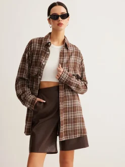 COMMENSE Versatile Plaid Polo Shirt* Blouses & Shirts
