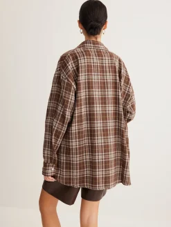 COMMENSE Versatile Plaid Polo Shirt* Blouses & Shirts