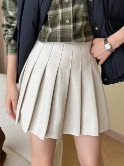 COMMENSE Versatile Pleated Mini Skirt* Skirts|Bottoms