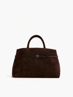 COMMENSE Vintage Buckle-Design Top-Handle Bag* Bags|Accessories