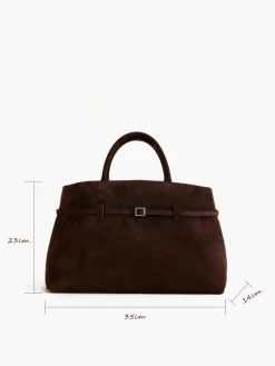 COMMENSE Vintage Buckle-Design Top-Handle Bag* Bags|Accessories