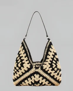 COMMENSE Vintage Crochet Macrame Shoulder Bag* Bags|Accessories