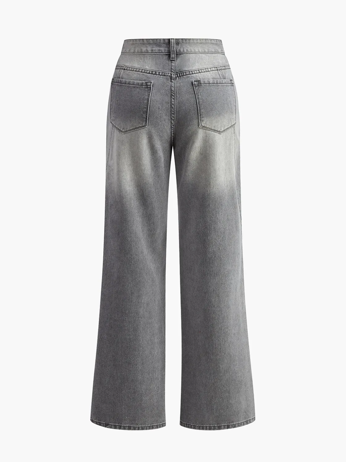COMMENSE Vintage Denim Straight Leg Pants* Jeans|Pants