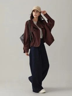 COMMENSE Vintage Loose Trench Coat* Outerwear|Coats