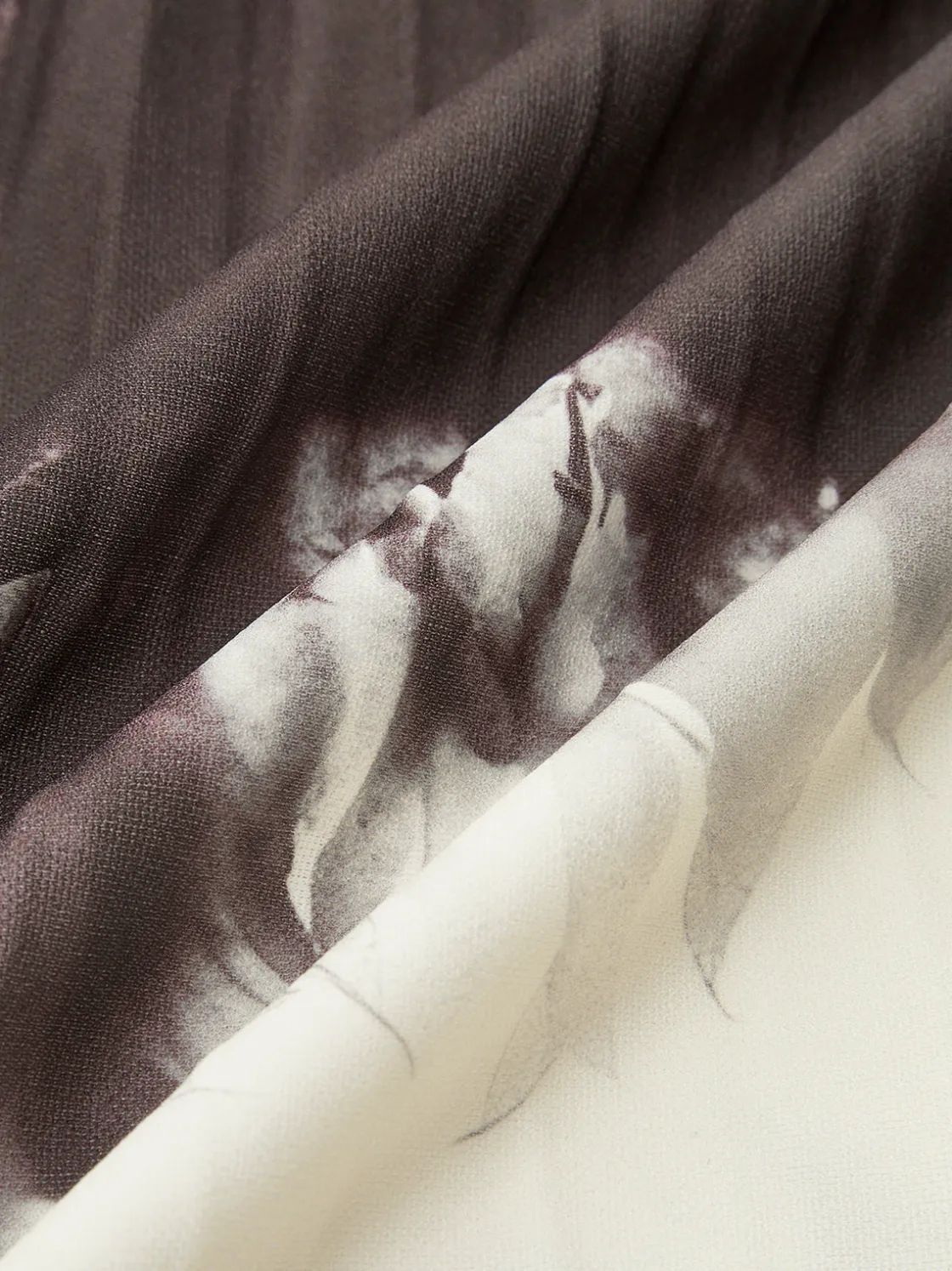 COMMENSE Vintage Tie Dye Pleated Skirt* Skirts|Bottoms