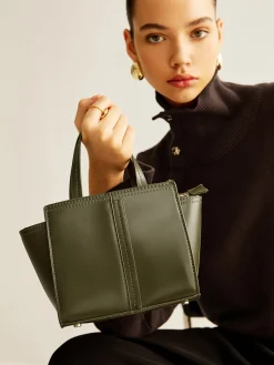 COMMENSE Vintage Two Way Zipper Handbag* Bags|Accessories