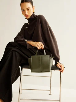 COMMENSE Vintage Two Way Zipper Handbag* Bags|Accessories