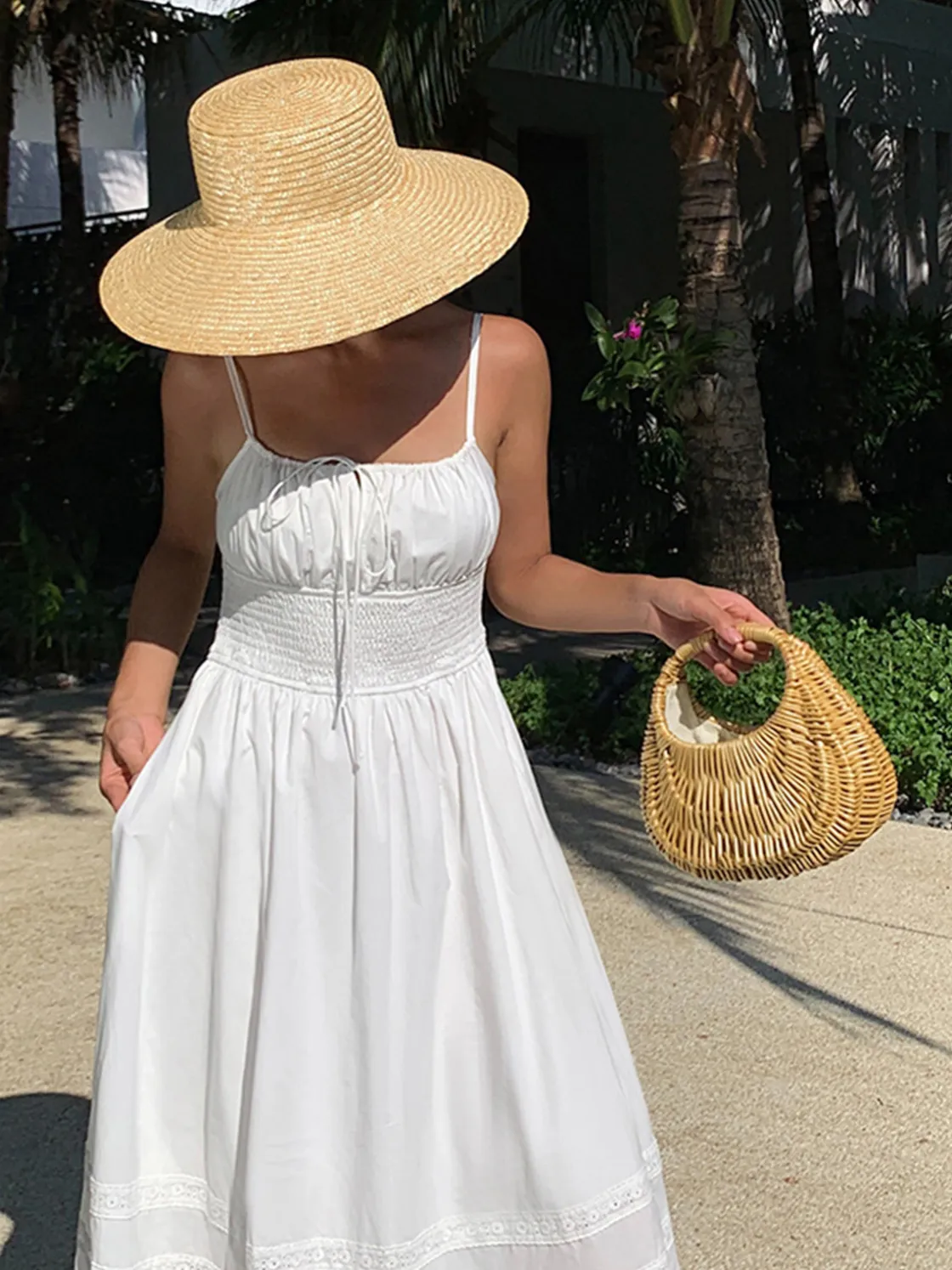COMMENSE Vintage Wicker Basket Bag* Bags|Accessories