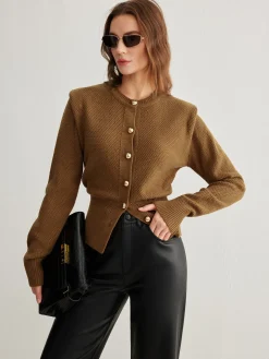 COMMENSE Vintage Wool-Blend Button Down Cardigan* Cardigans|Sweaters & Cardigans