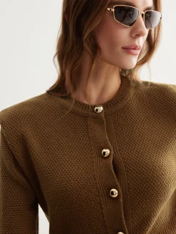 COMMENSE Vintage Wool-Blend Button Down Cardigan* Cardigans|Sweaters & Cardigans