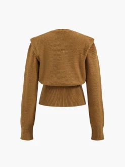 COMMENSE Vintage Wool-Blend Button Down Cardigan* Cardigans|Sweaters & Cardigans