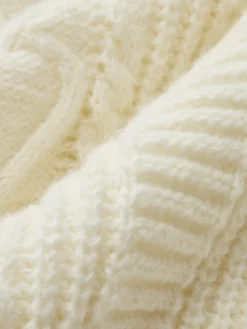 COMMENSE V-Neck Button Mechanism Cable Cardigan* Cardigans|Sweaters & Cardigans