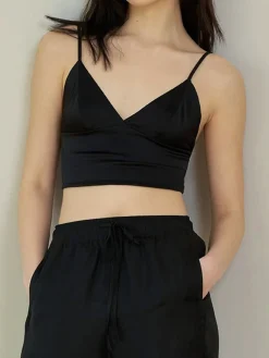 COMMENSE V-Neck Jersey Corset* Corset Tops|Tops