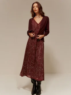 COMMENSE V-Neck  Rhinestone Split Tank Dress* Cocktail & Party Dresses|Summer Dresses