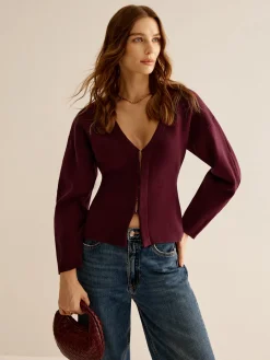 COMMENSE V-Neck Versatile Slim Fitted Cardigan* Cardigans|Sweaters & Cardigans