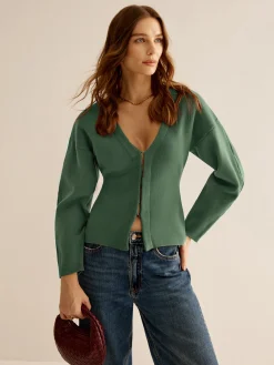 COMMENSE V-Neck Versatile Slim Fitted Cardigan* Cardigans|Sweaters & Cardigans