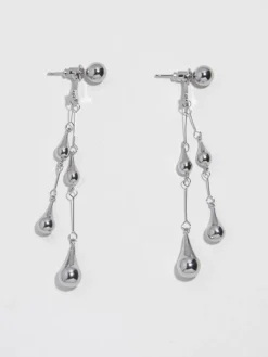 COMMENSE Water Drop Tassel Stud Earrings* Accessories