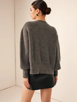 COMMENSE Wave Trim Bow Breasted Cardigan* Cardigans|Sweaters & Cardigans
