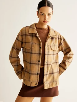 COMMENSE Wool-Blend Checked Jacket* Outerwear|Jackets
