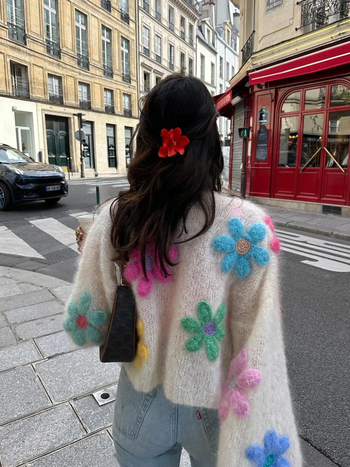 COMMENSE Wool-Blend Colorful Flower Cardigan* Cardigans|Sweaters & Cardigans