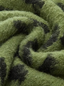 COMMENSE Wool-Blend Leopard Fuzzy Sweater* Sweater Tops|Sweaters & Cardigans