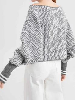 COMMENSE Wool-Blend Off Shoulder Sweater* Sweater Tops|Sweaters & Cardigans