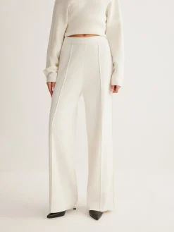 COMMENSE Wool-Blend Piping Pants* Pants|Knitwear