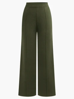 COMMENSE Wool-Blend Piping Pants* Pants|Knitwear