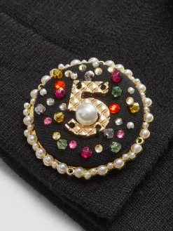 COMMENSE Wool-Blend Rhinestone-Button Sweater Vest* Sweater Vests|Sweaters & Cardigans