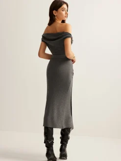 COMMENSE Wool-Blend Ruched Sweater Skirt Set* Sweater Tops|Skirts