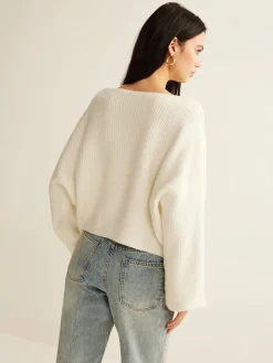 COMMENSE Wool-Blend Tie-Front Cardigan* Cardigans|Sweaters & Cardigans
