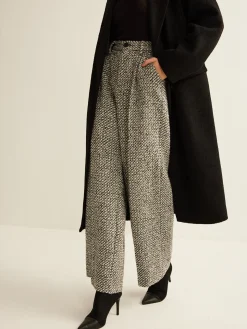 COMMENSE Wool-Blend Tweed Pants* Pants|Bottoms