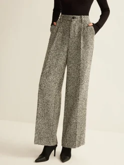 COMMENSE Wool-Blend Tweed Pants* Pants|Bottoms