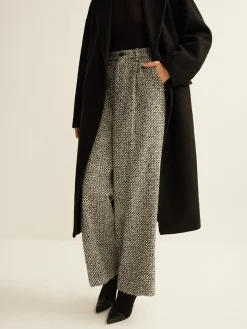 COMMENSE Wool-Blend Tweed Pants* Pants|Bottoms