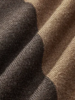 COMMENSE Wool-Blend Two Tone Skinny Knit Top* Sweater Tops|Sweaters & Cardigans