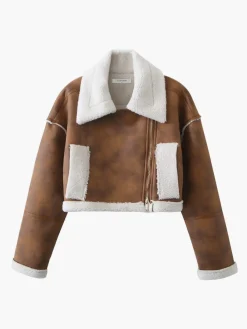 COMMENSE Zipper Fleece Short Coat* Outerwear|Jackets